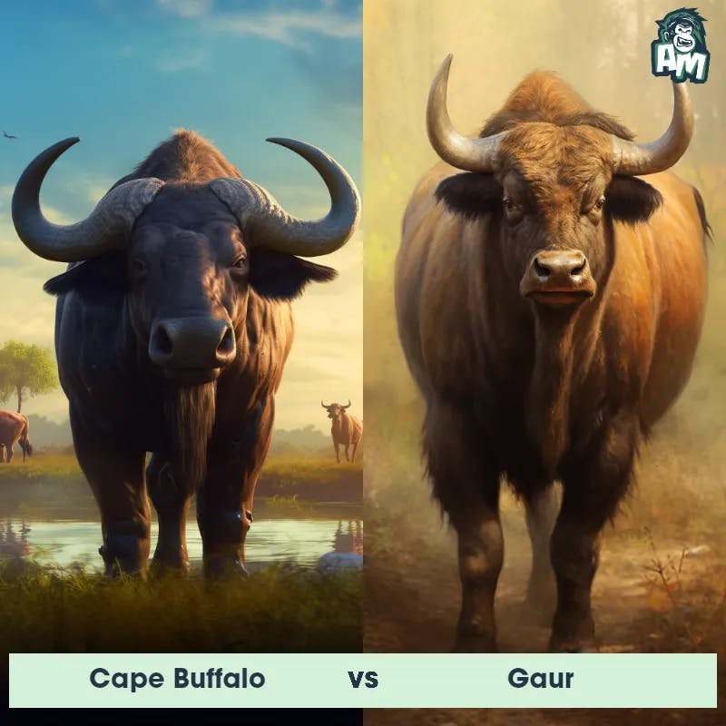 Cape Buffalo vs Gaur - Animal Matchup