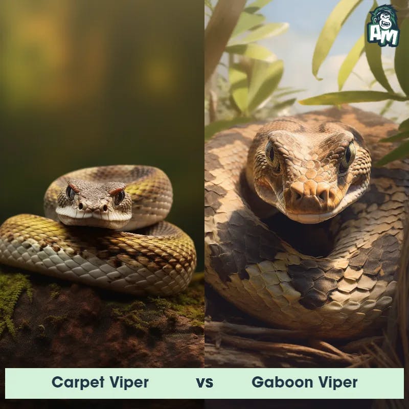 Carpet Viper vs Gaboon Viper - Animal Matchup