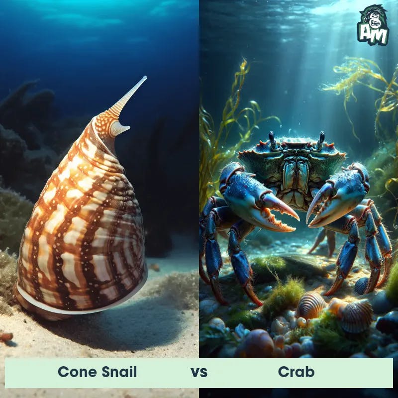 Cone Snail vs Crab - Animal Matchup