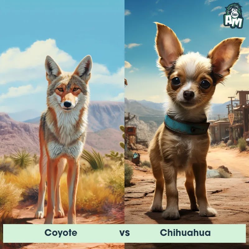 Coyote vs Chihuahua - Animal Matchup