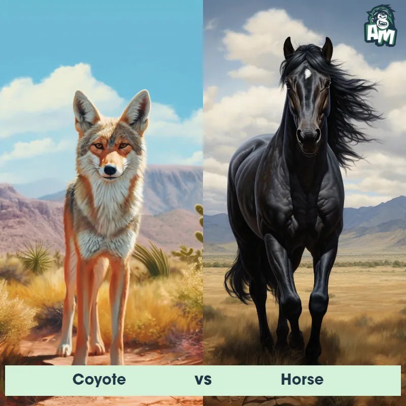 Coyote vs Horse - Animal Matchup