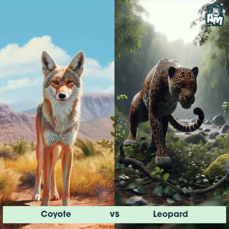 Coyote vs Leopard - Animal Matchup
