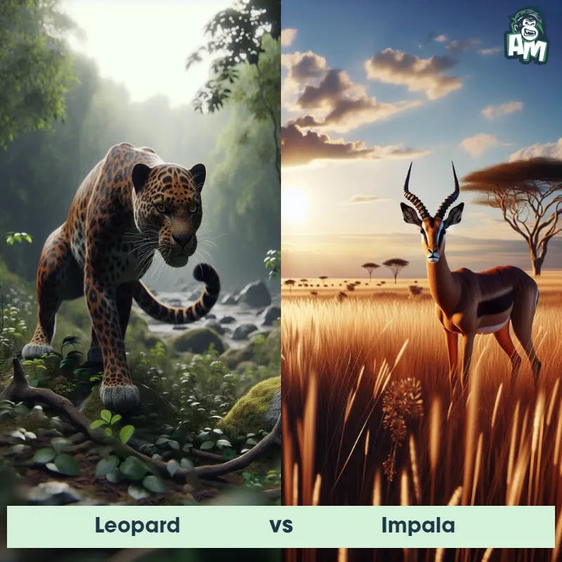 Leopard vs Impala - Animal Matchup
