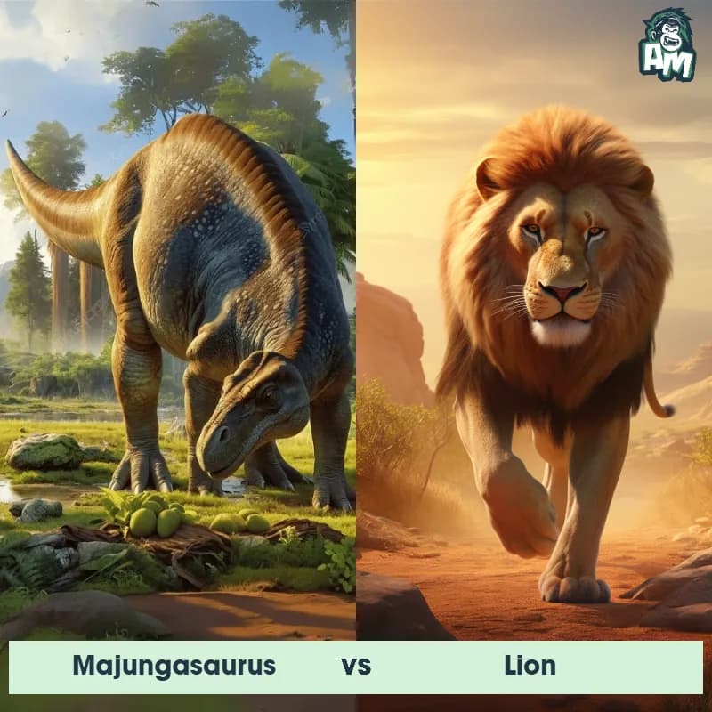 Majungasaurus vs Lion - Animal Matchup