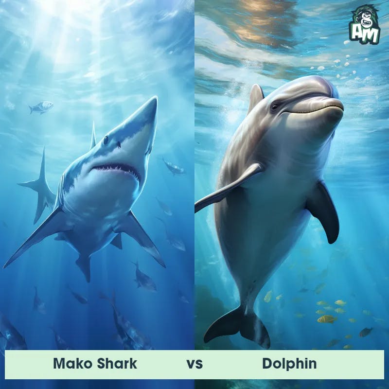 Mako Shark vs Dolphin - Animal Matchup