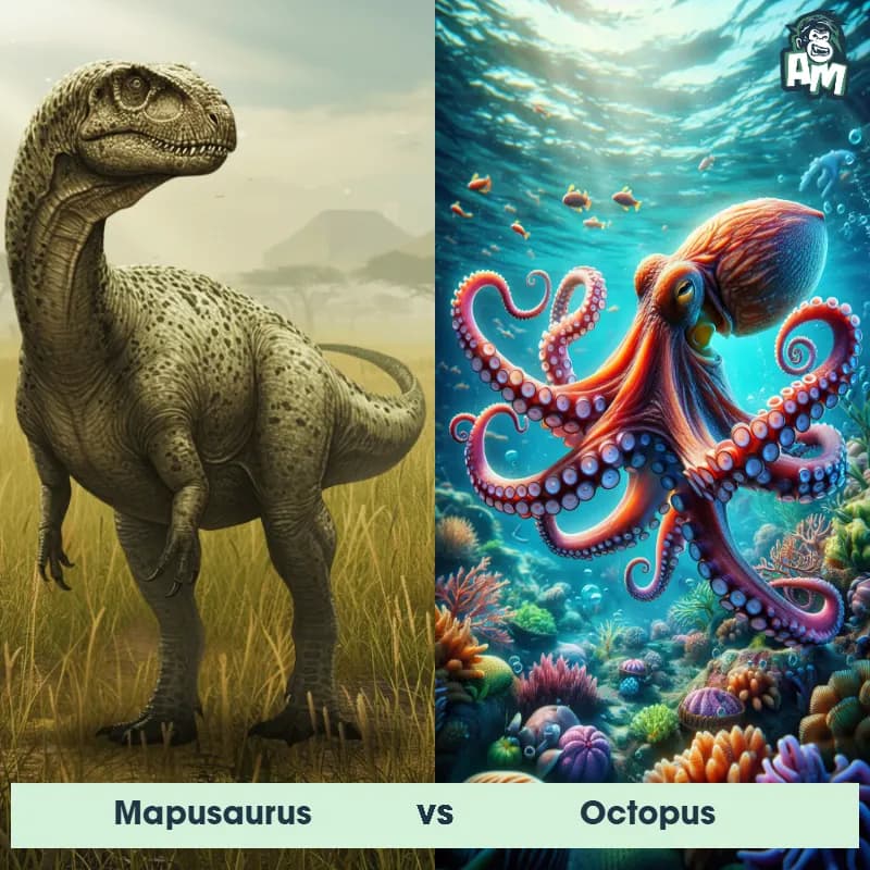 Mapusaurus vs Octopus - Animal Matchup