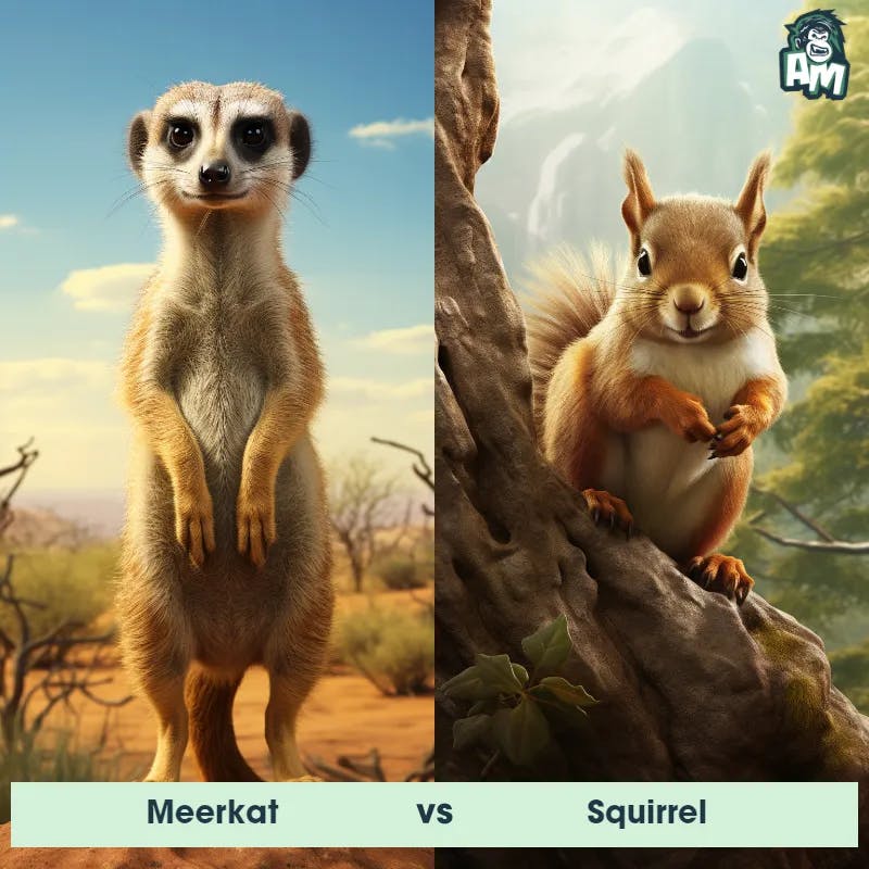 Meerkat vs Squirrel - Animal Matchup
