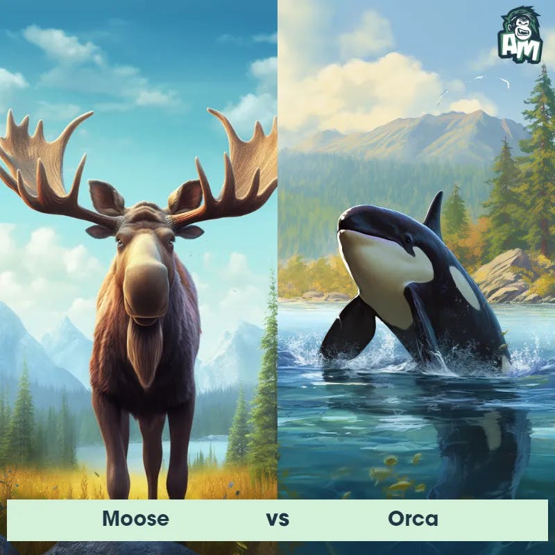 Moose vs Orca - Animal Matchup