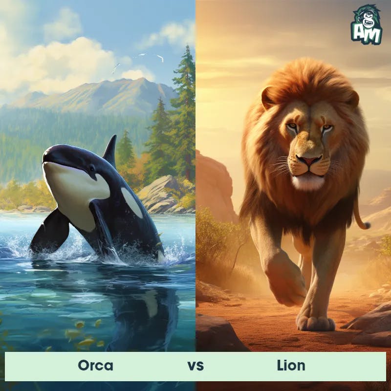 Orca vs Lion - Animal Matchup