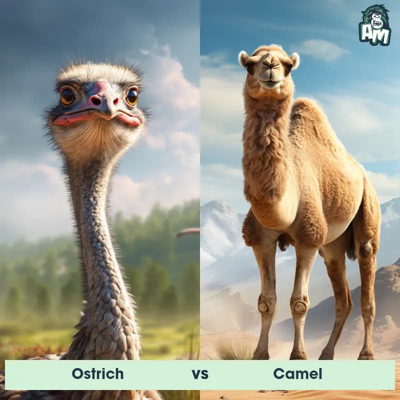 Ostrich vs Camel - Animal Matchup