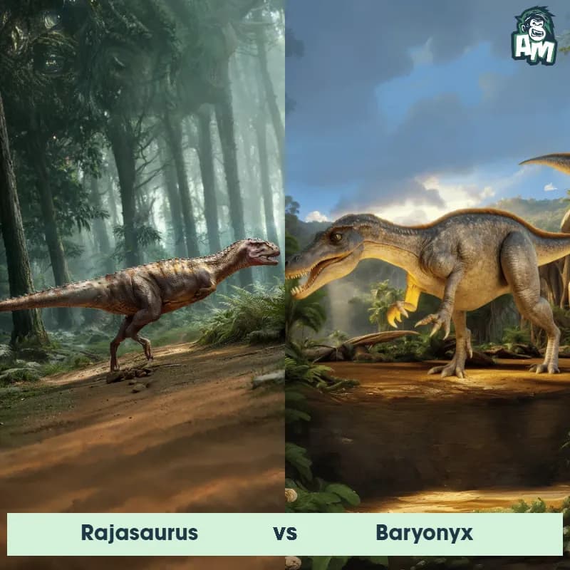 Rajasaurus vs Baryonyx - Animal Matchup