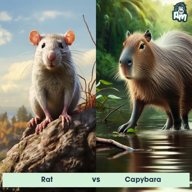 Rat vs Capybara - Animal Matchup