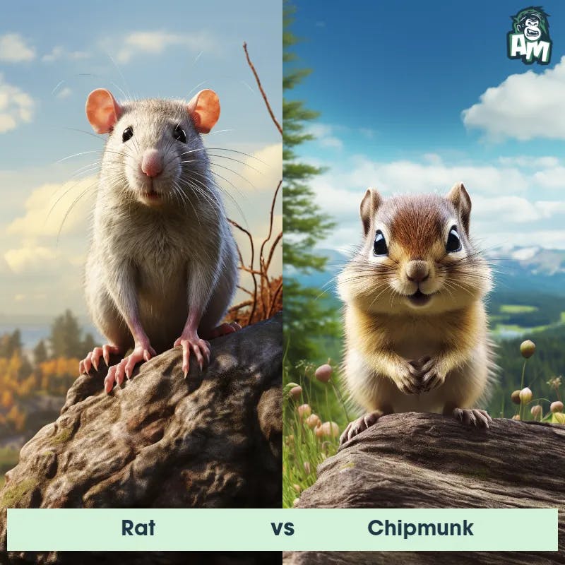 Rat vs Chipmunk - Animal Matchup