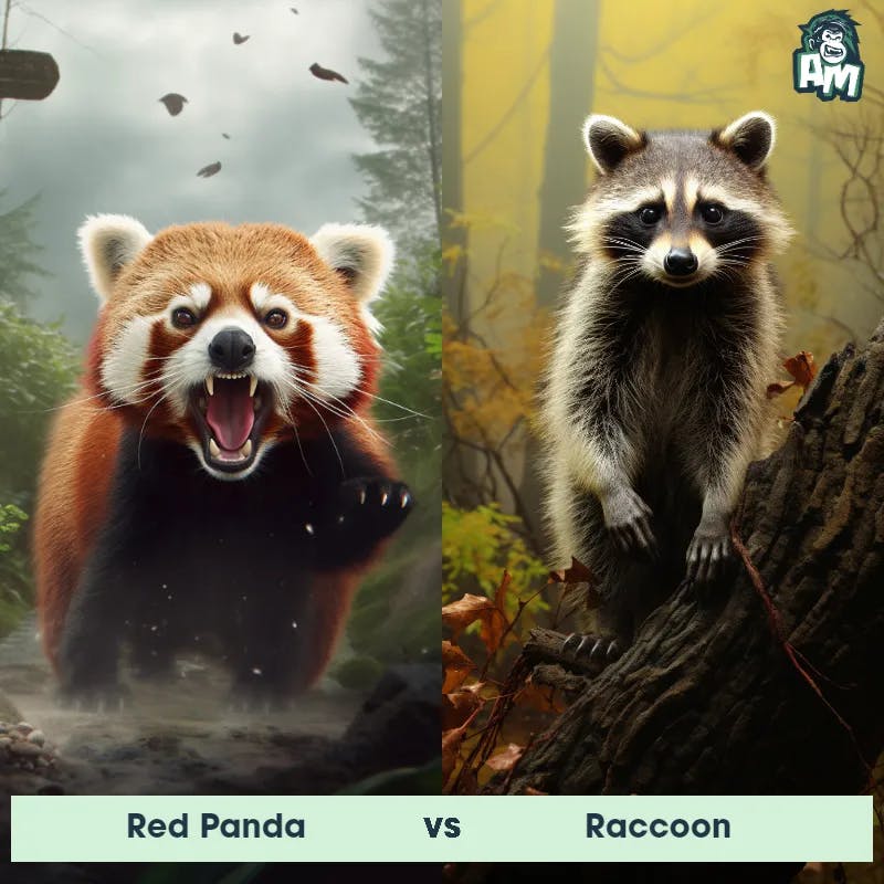 Red Panda vs Raccoon - Animal Matchup