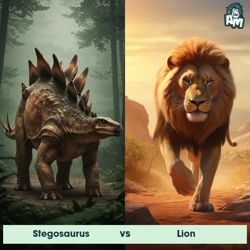 Stegosaurus vs Lion - Animal Matchup