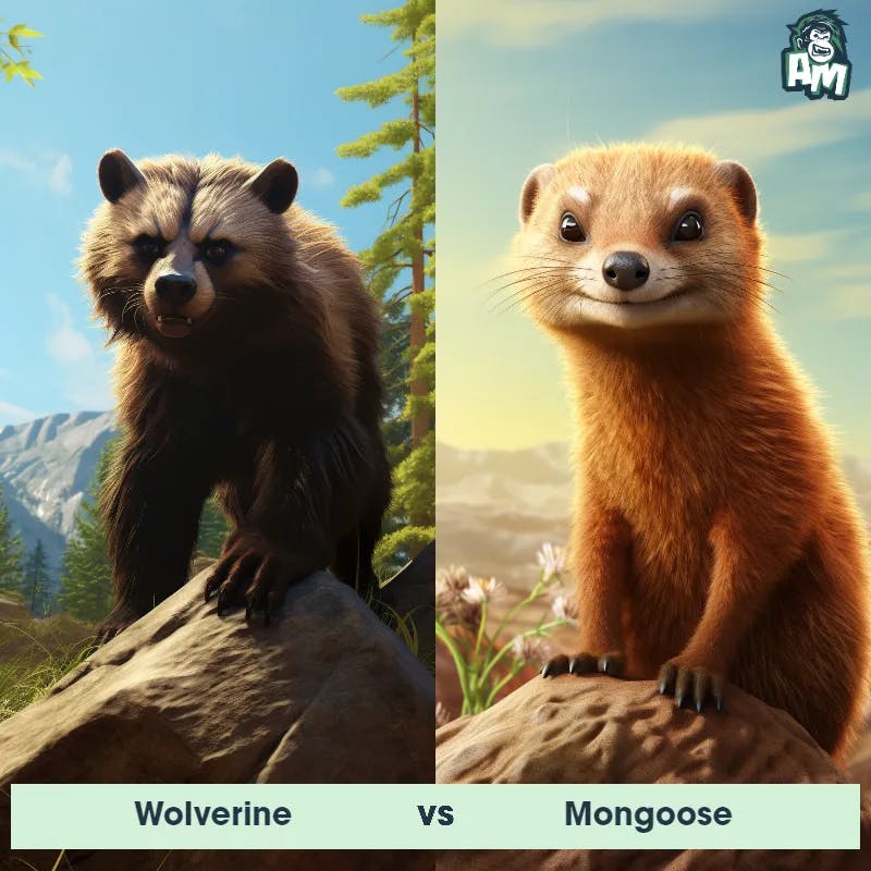 Wolverine vs Mongoose - Animal Matchup
