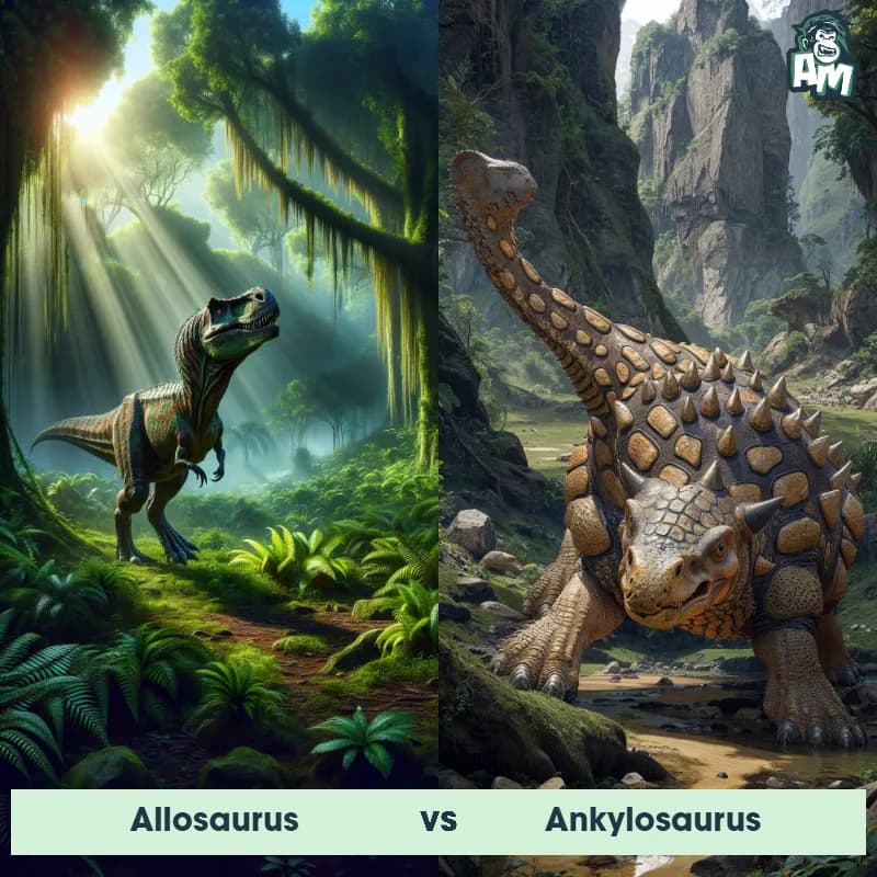 Allosaurus vs Ankylosaurus - Animal Matchup Allosaurus vs Ankylosaurus - Animal Matchup