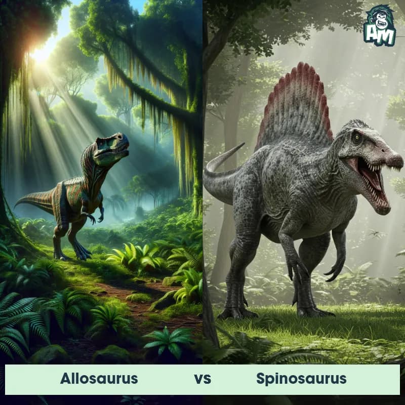 Allosaurus vs Spinosaurus - Animal Matchup Allosaurus vs Spinosaurus - Animal Matchup