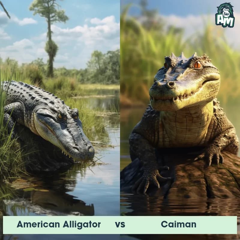 American Alligator vs Caiman - Animal Matchup American Alligator vs Caiman - Animal Matchup