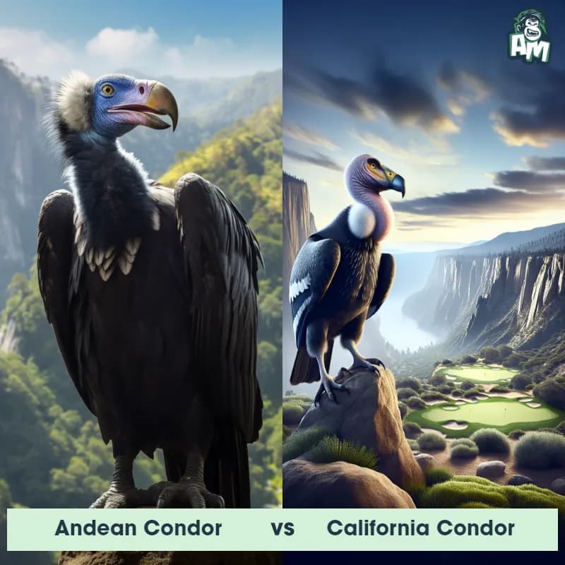 Andean Condor vs California Condor - Animal Matchup Andean Condor vs California Condor - Animal Matchup