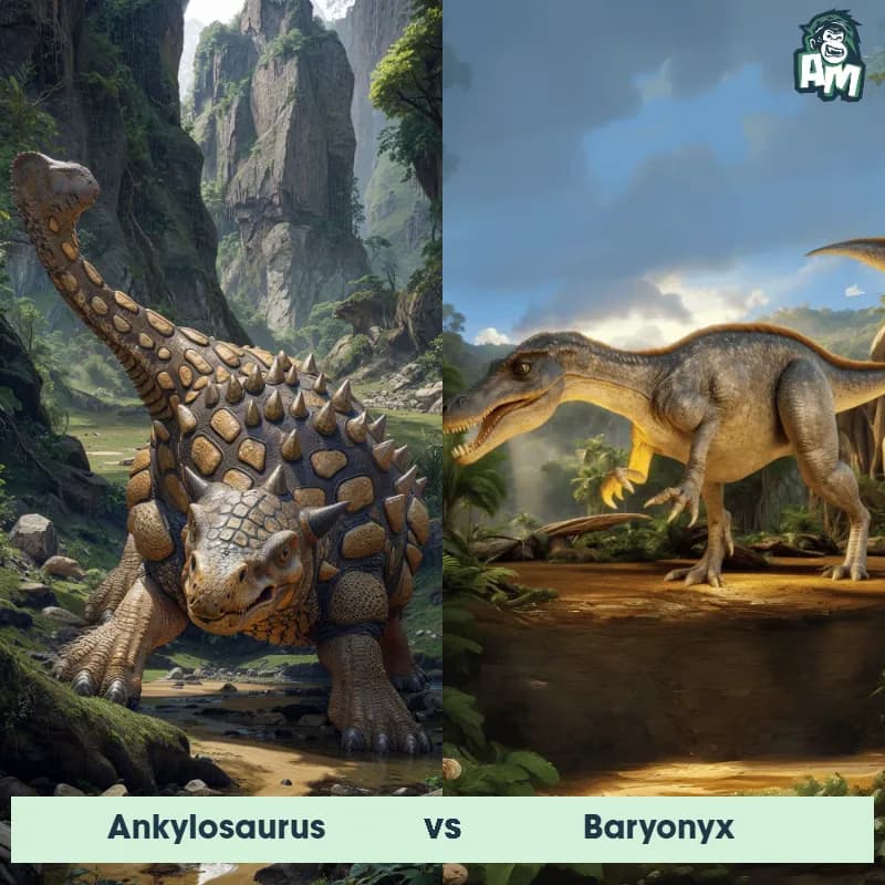 Ankylosaurus vs Baryonyx - Animal Matchup Ankylosaurus vs Baryonyx - Animal Matchup