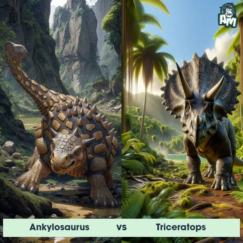 Ankylosaurus vs Triceratops - Animal Matchup Ankylosaurus vs Triceratops - Animal Matchup