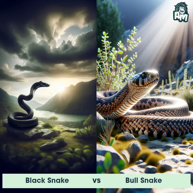 Black Snake vs Bull Snake - Animal Matchup Black Snake vs Bull Snake - Animal Matchup