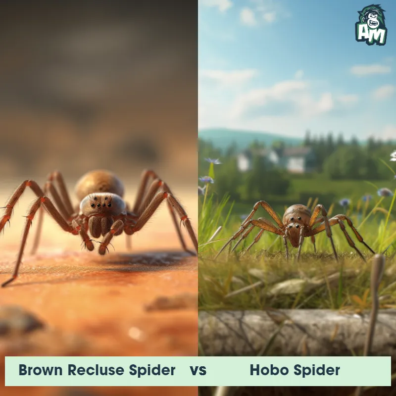 Brown Recluse Spider vs Hobo Spider - Animal Matchup Brown Recluse Spider vs Hobo Spider - Animal Matchup