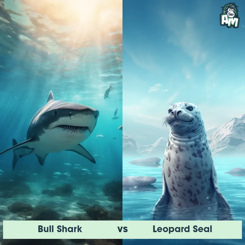 Bull Shark vs Leopard Seal - Animal Matchup Bull Shark vs Leopard Seal - Animal Matchup
