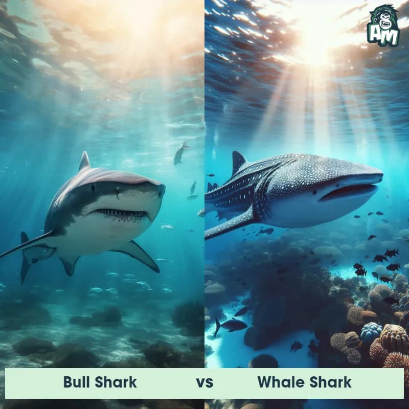Bull Shark vs Whale Shark - Animal Matchup Bull Shark vs Whale Shark - Animal Matchup