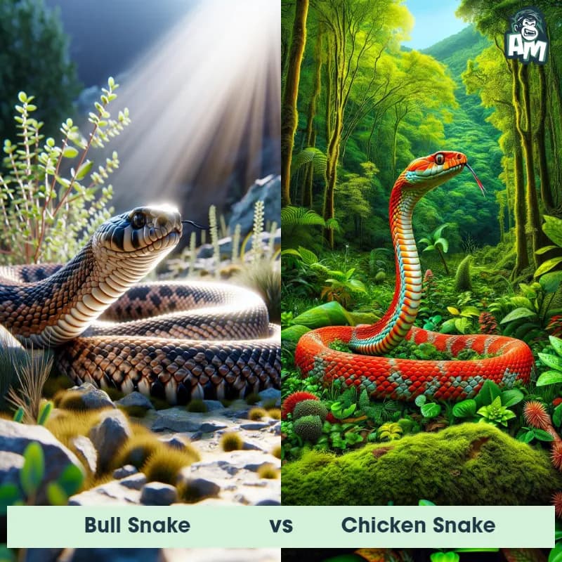 Bull Snake vs Chicken Snake - Animal Matchup Bull Snake vs Chicken Snake - Animal Matchup
