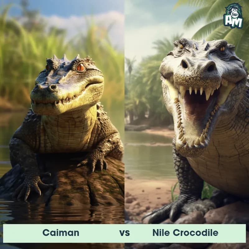 Caiman vs Nile Crocodile - Animal Matchup Caiman vs Nile Crocodile - Animal Matchup