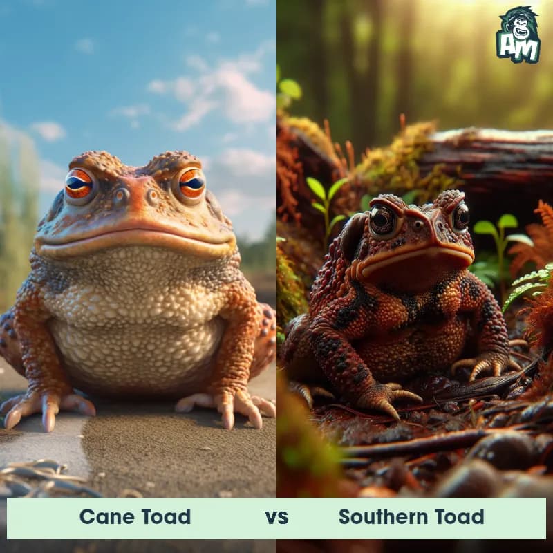 Cane Toad vs Southern Toad - Animal Matchup Cane Toad vs Southern Toad - Animal Matchup