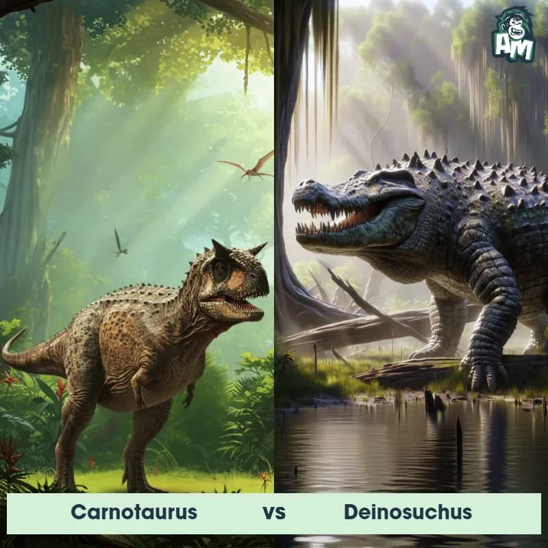 Carnotaurus vs Deinosuchus - Animal Matchup Carnotaurus vs Deinosuchus - Animal Matchup