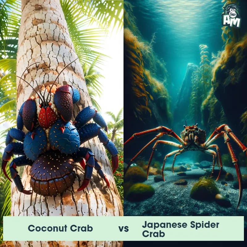 Coconut Crab vs Japanese Spider Crab - Animal Matchup Coconut Crab vs Japanese Spider Crab - Animal Matchup