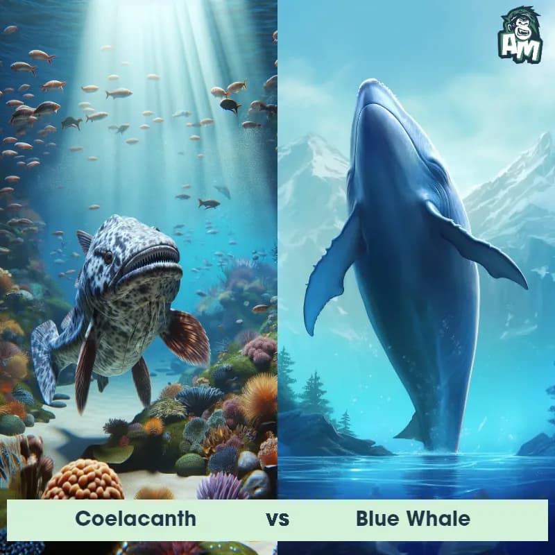 Coelacanth vs Blue Whale - Animal Matchup Coelacanth vs Blue Whale - Animal Matchup
