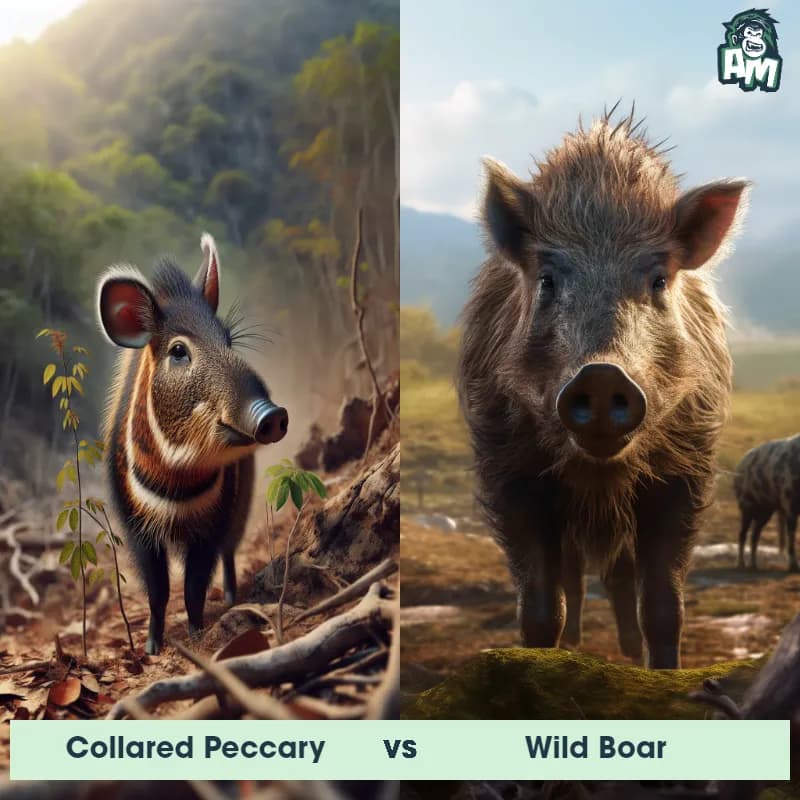 Collared Peccary vs Wild Boar - Animal Matchup Collared Peccary vs Wild Boar - Animal Matchup