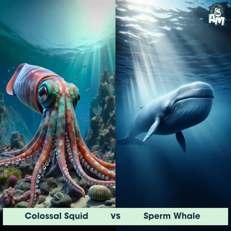 Colossal Squid vs Sperm Whale - Animal Matchup Colossal Squid vs Sperm Whale - Animal Matchup