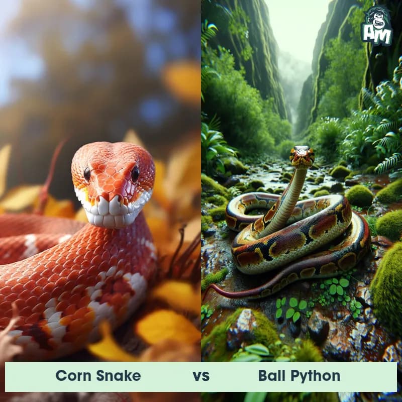 Corn Snake vs Ball Python - Animal Matchup Corn Snake vs Ball Python - Animal Matchup