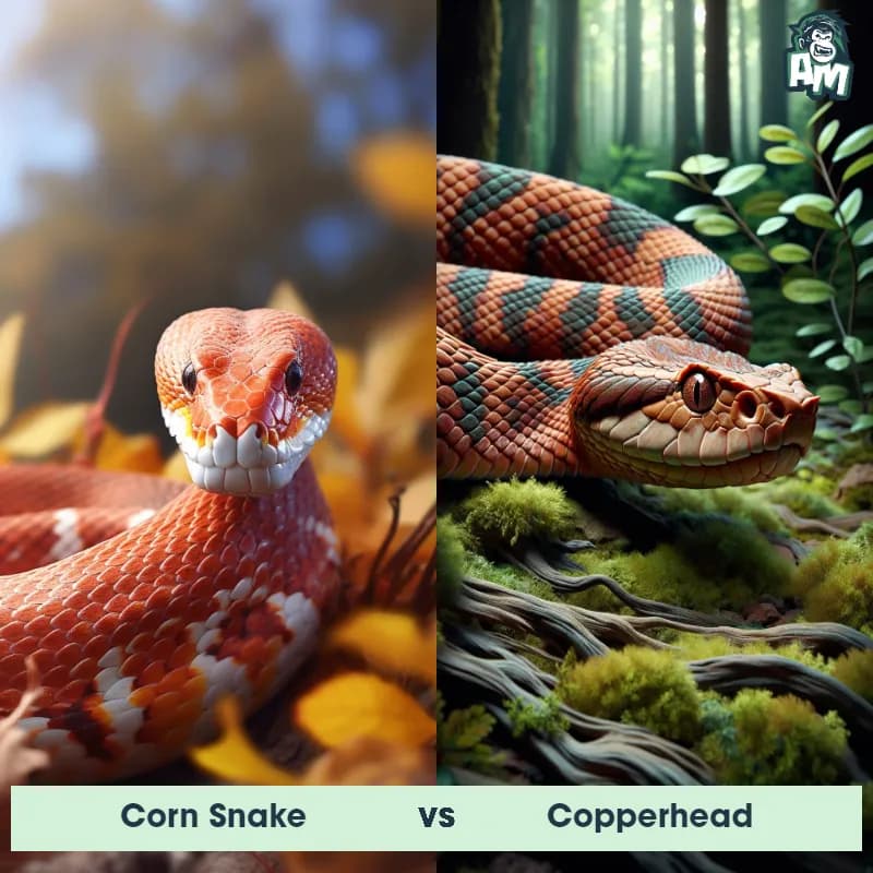 Corn Snake vs Copperhead - Animal Matchup Corn Snake vs Copperhead - Animal Matchup