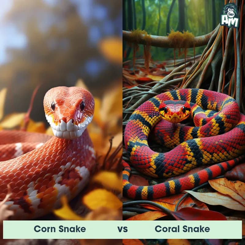 Corn Snake vs Coral Snake - Animal Matchup Corn Snake vs Coral Snake - Animal Matchup