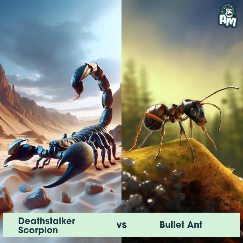 Deathstalker Scorpion vs Bullet Ant - Animal Matchup Deathstalker Scorpion vs Bullet Ant - Animal Matchup