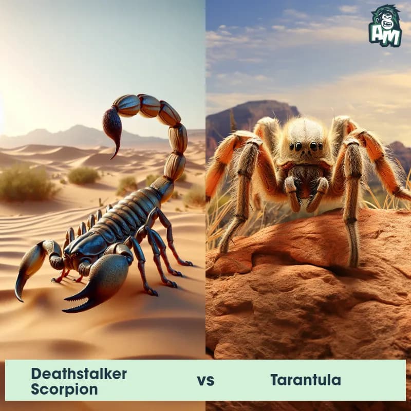 Deathstalker Scorpion vs Tarantula - Animal Matchup Deathstalker Scorpion vs Tarantula - Animal Matchup