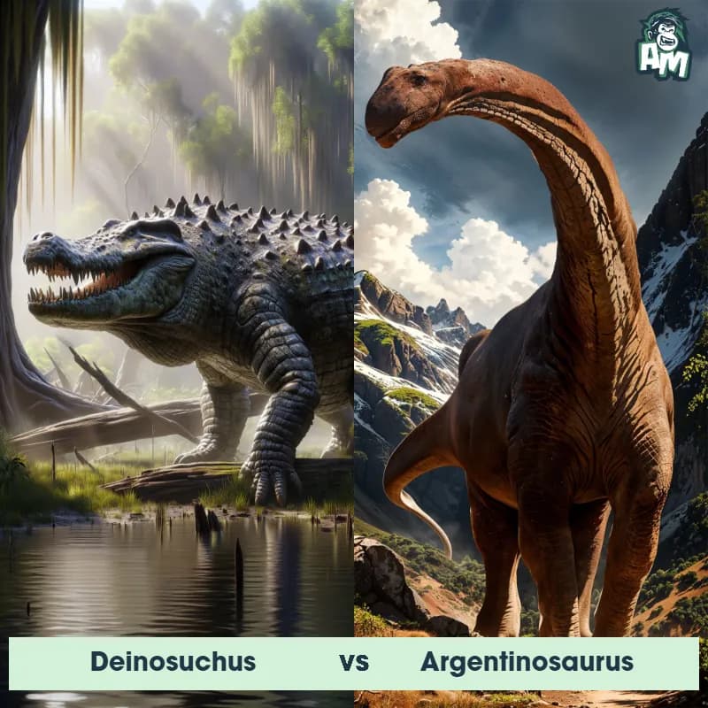 Deinosuchus vs Argentinosaurus - Animal Matchup Deinosuchus vs Argentinosaurus - Animal Matchup