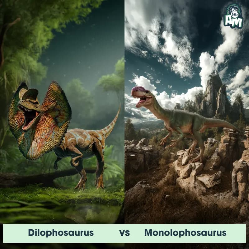 Dilophosaurus vs Monolophosaurus - Animal Matchup Dilophosaurus vs Monolophosaurus - Animal Matchup