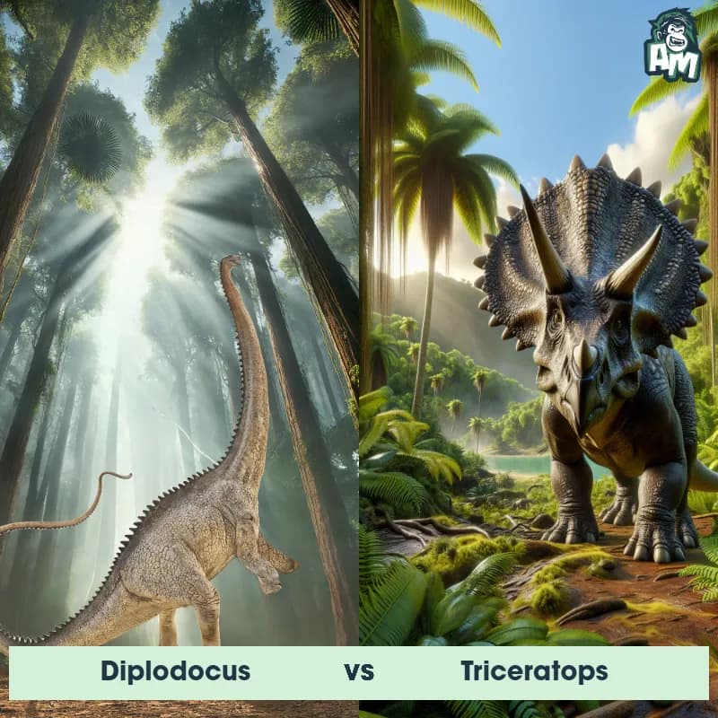 Diplodocus vs Triceratops - Animal Matchup Diplodocus vs Triceratops - Animal Matchup