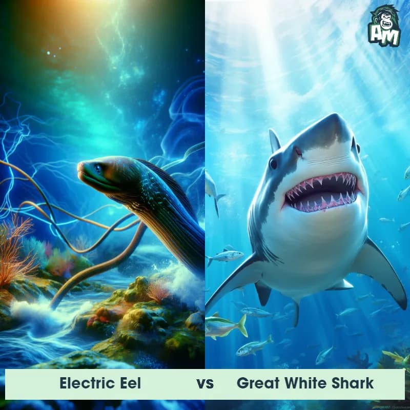 Electric Eel vs Great White Shark - Animal Matchup Electric Eel vs Great White Shark - Animal Matchup