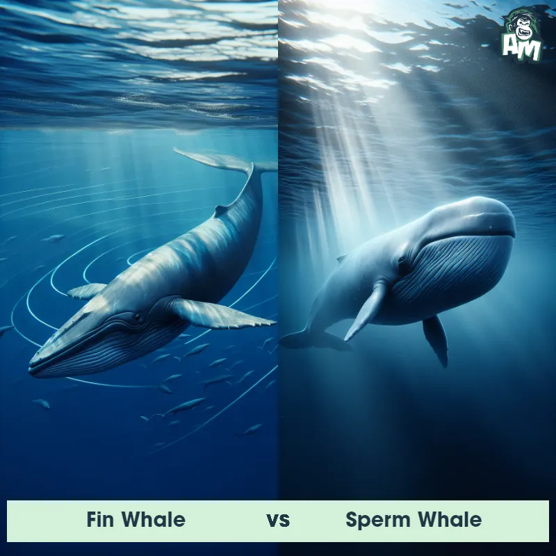 Fin Whale vs Sperm Whale - Animal Matchup Fin Whale vs Sperm Whale - Animal Matchup
