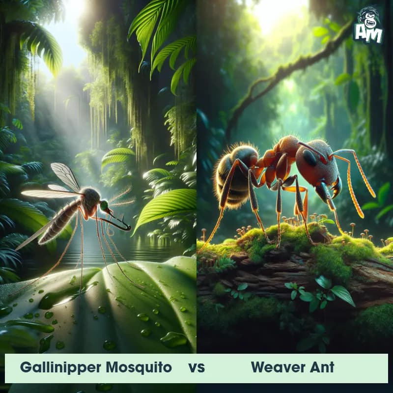Gallinipper Mosquito vs Weaver Ant - Animal Matchup Gallinipper Mosquito vs Weaver Ant - Animal Matchup