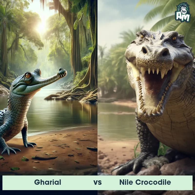 Gharial vs Nile Crocodile - Animal Matchup Gharial vs Nile Crocodile - Animal Matchup